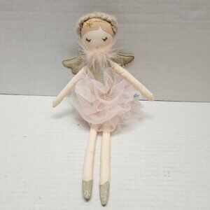 Mon Ami Designs Anna Angel Grace Soft Pink Gold Plush Decor Tree Sitter Doll